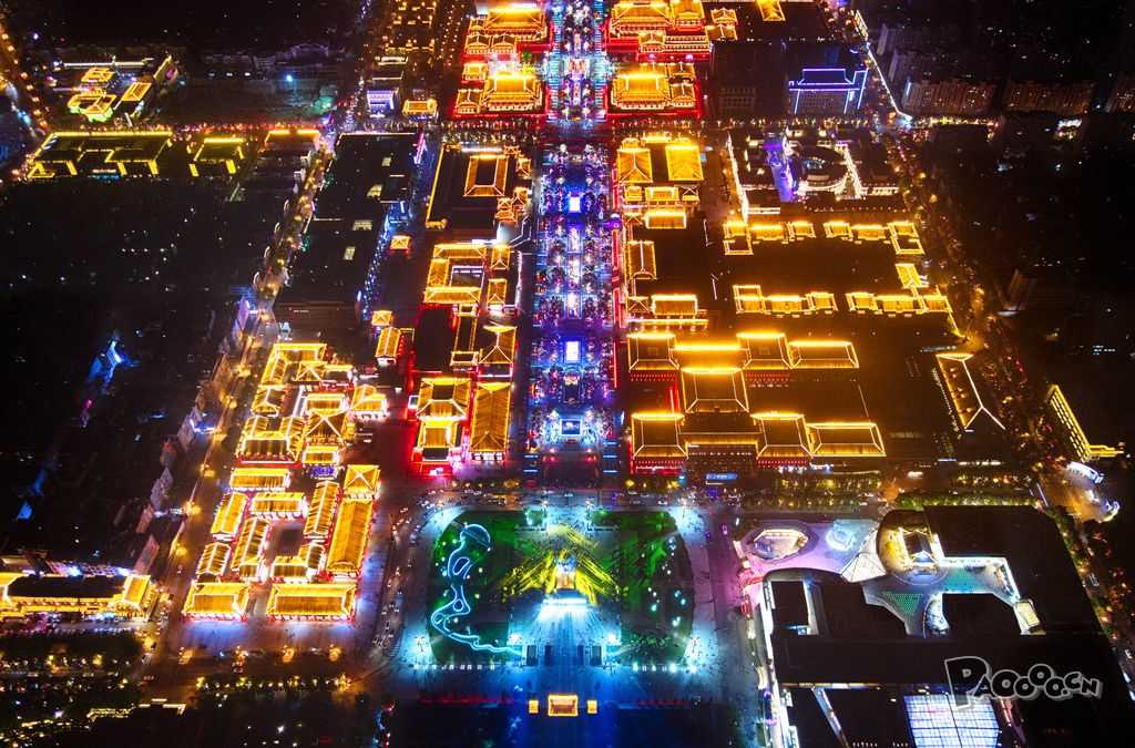 打开大唐不夜城，再现盛世长安，堪称古都最美天街