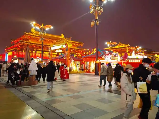 大唐不夜城旅游路线示意图及攻略