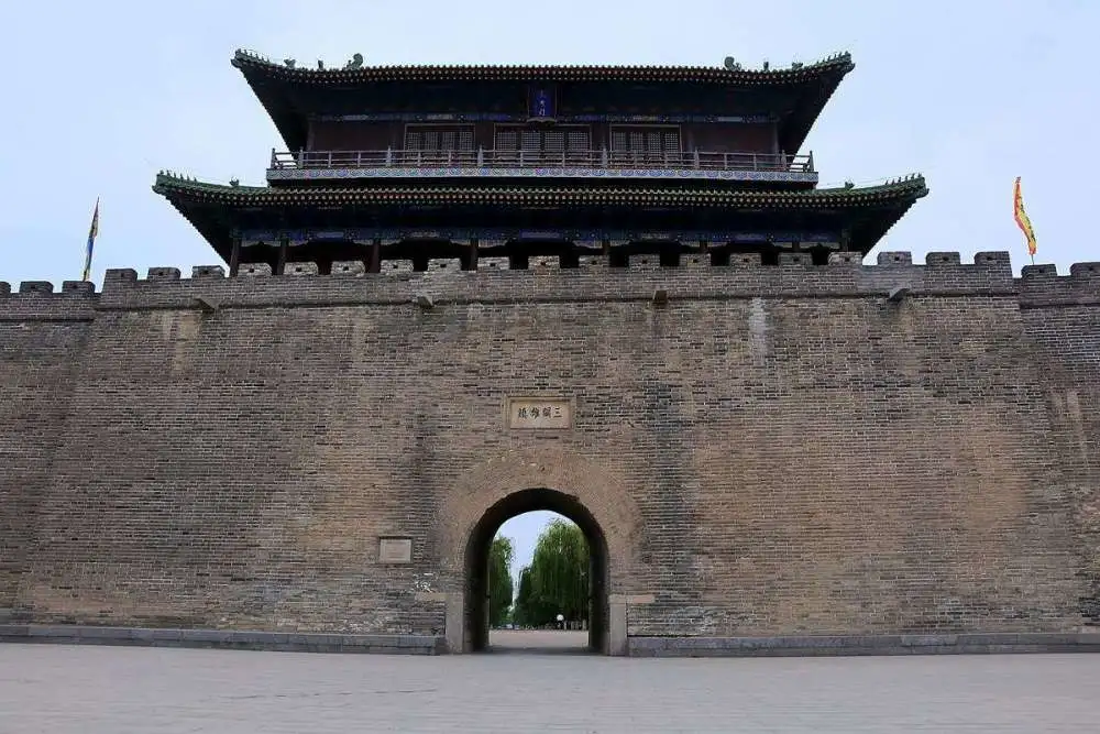 西安城墙售票点及游玩路线图