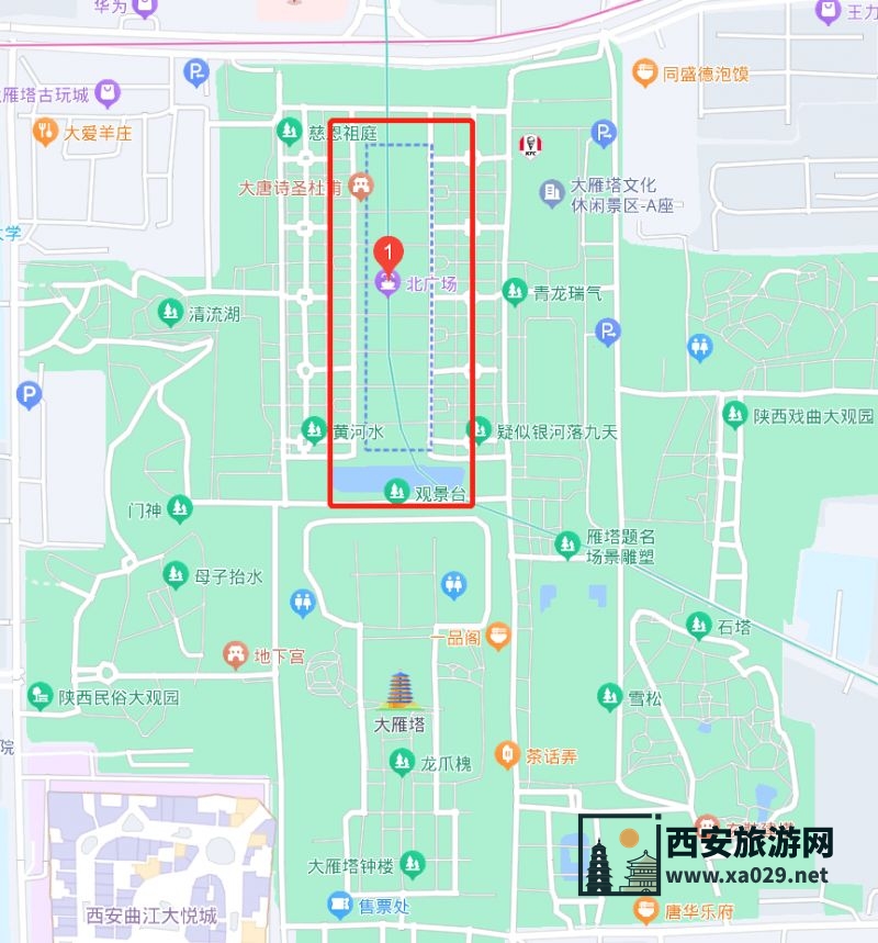 大雁塔音乐喷泉2024年暑期7月份开放时间及具体位置