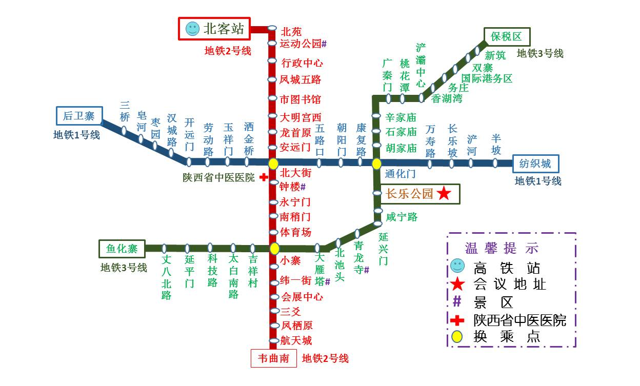 大雁塔到西安北站地铁出行指南