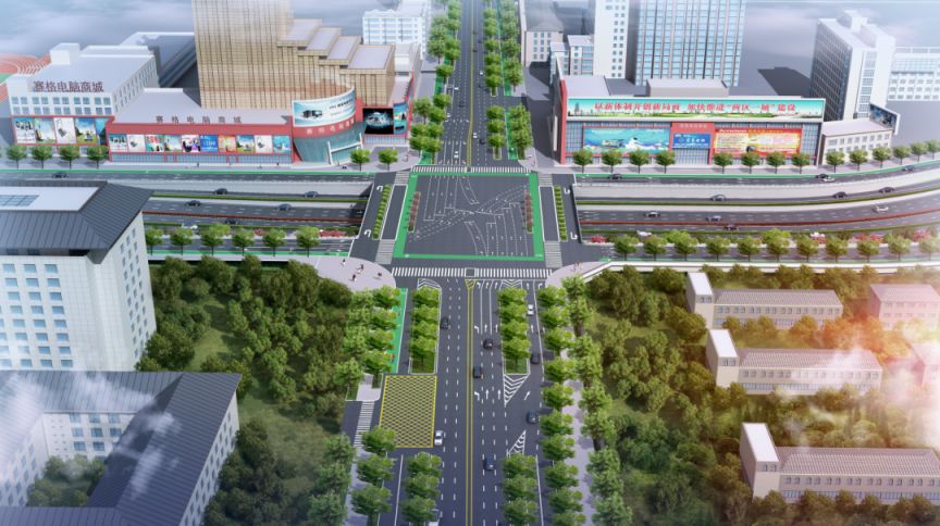 西安市关于二环路雁塔路立交交通优化工程封路施工预公告