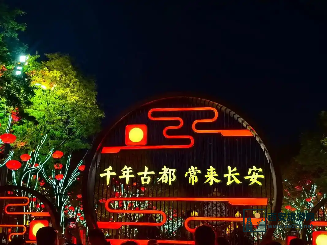 西安大唐不夜城音乐喷泉