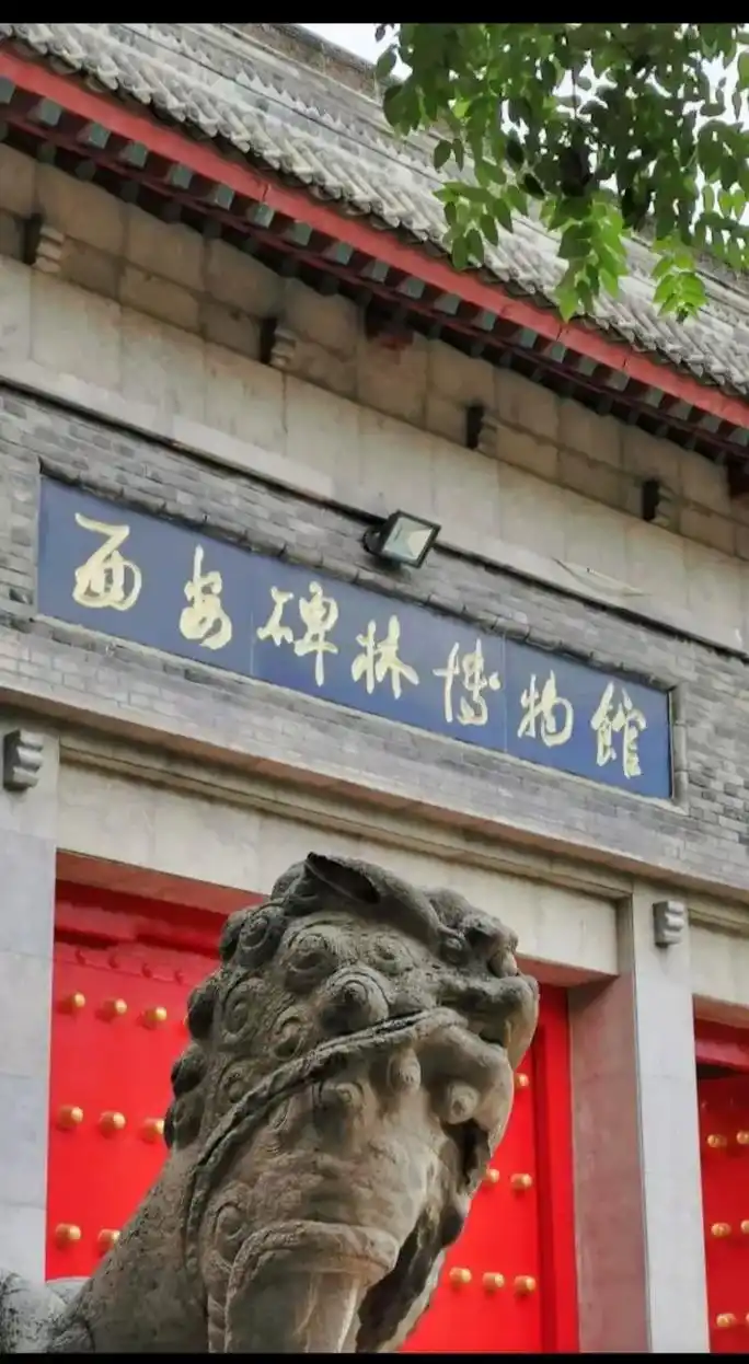 西安碑林博物馆平面图手绘