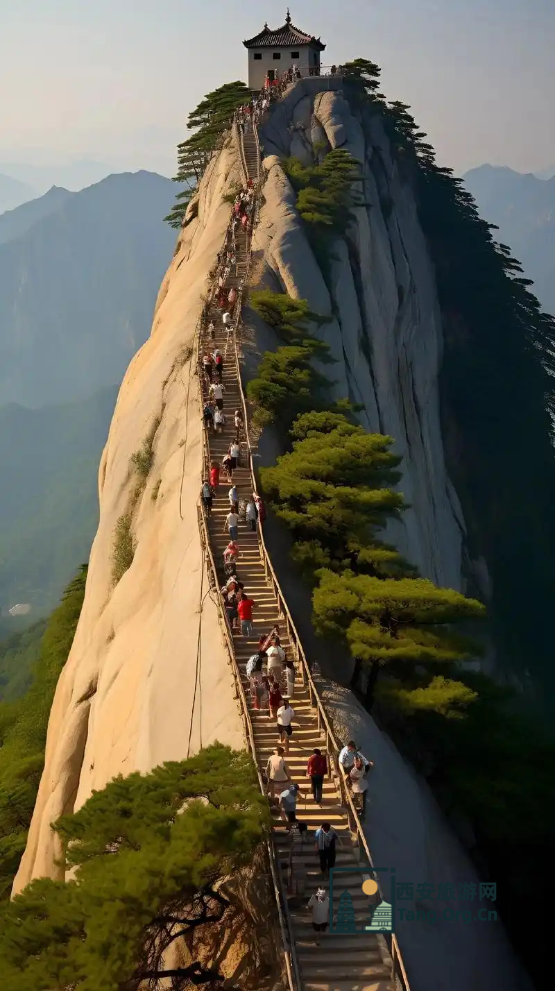 华山地图景区游览路线图最新