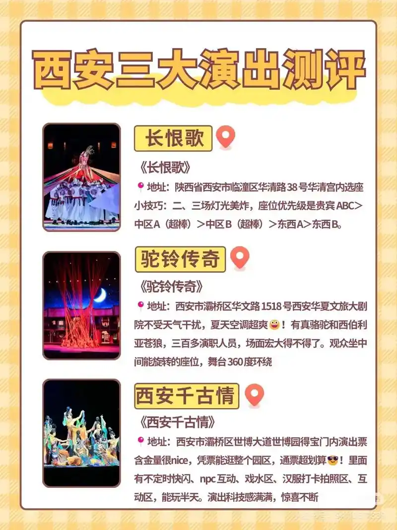 西安长恨歌门票价格