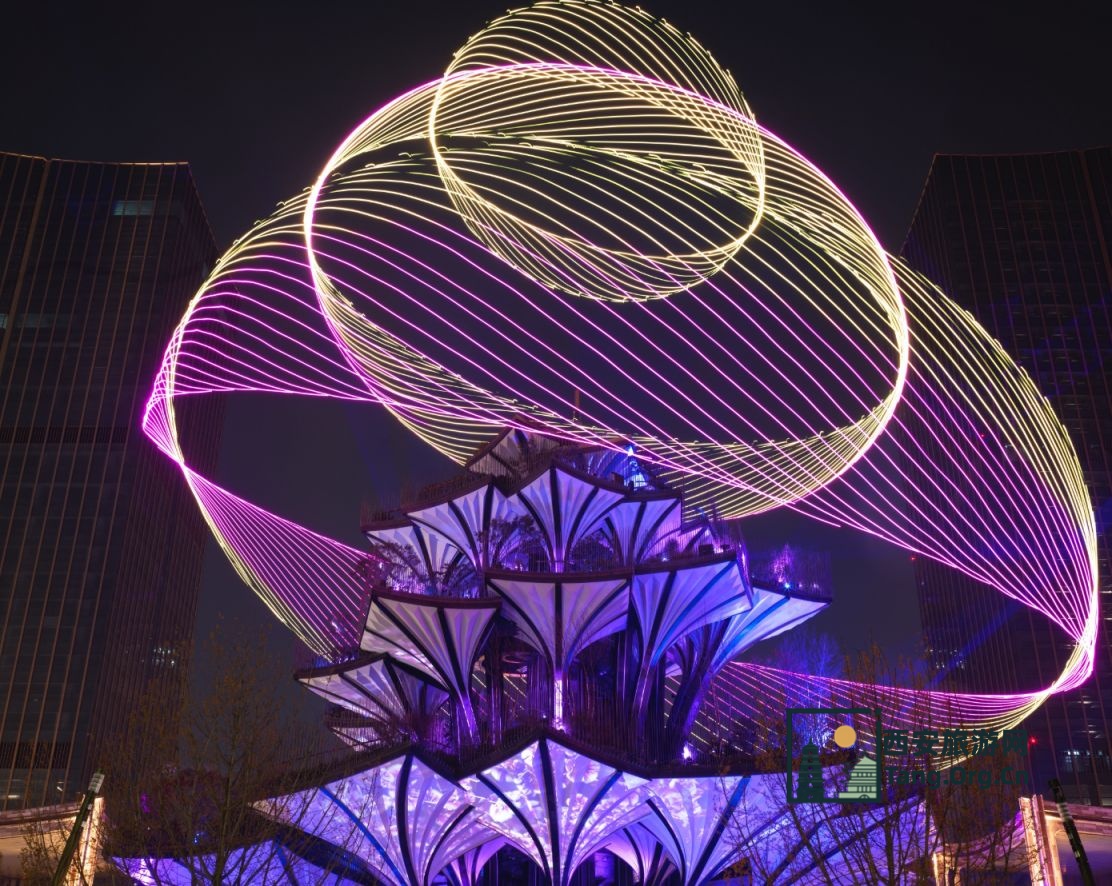 2025西安万象城无人机光影秀攻略（时间+地点+实拍图）