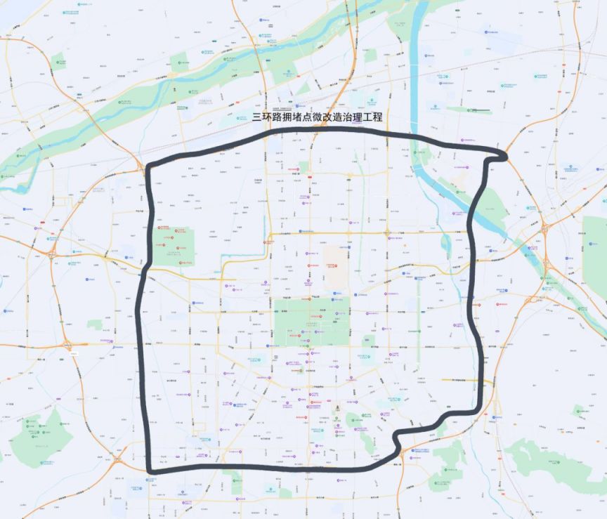 西安三环路交通管理措施调整通告（时间+路段+绕行）