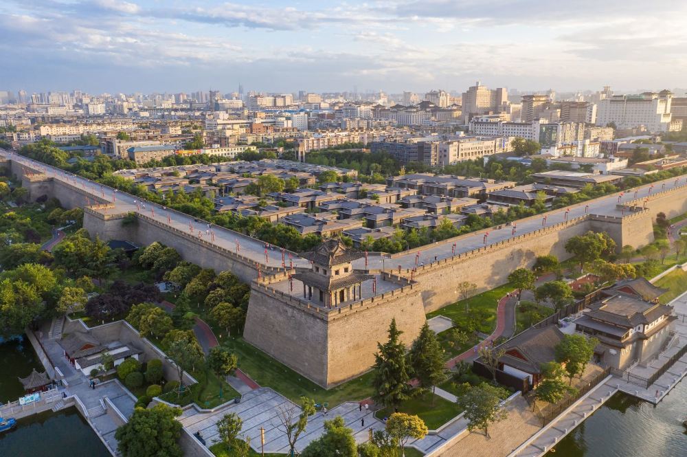 西安城墙在哪里看