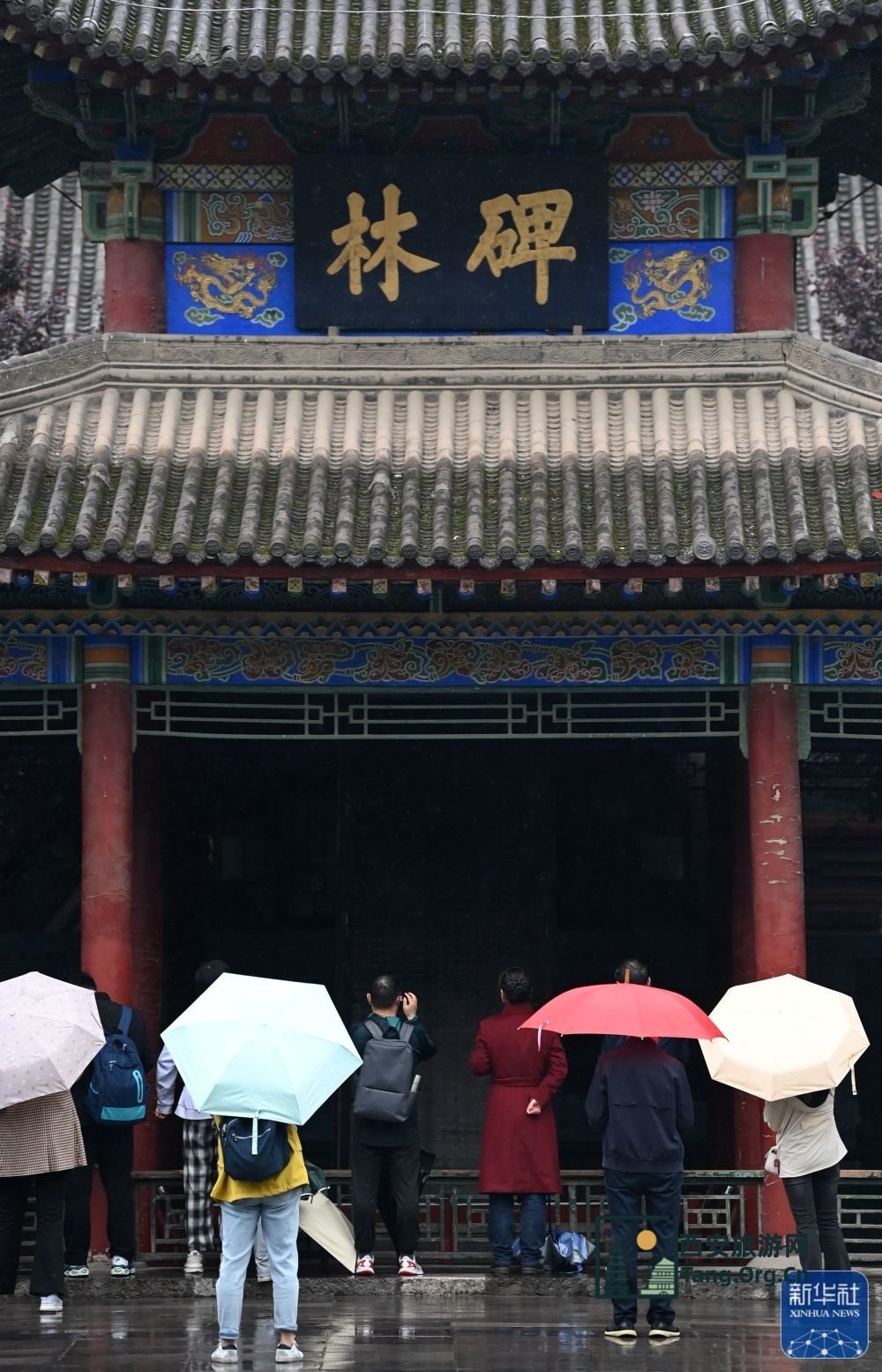 西安碑林博物馆游览图