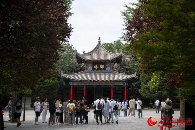 西安碑林博物馆游览图