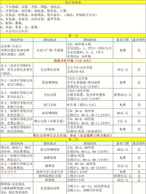 北京旅游网上预约