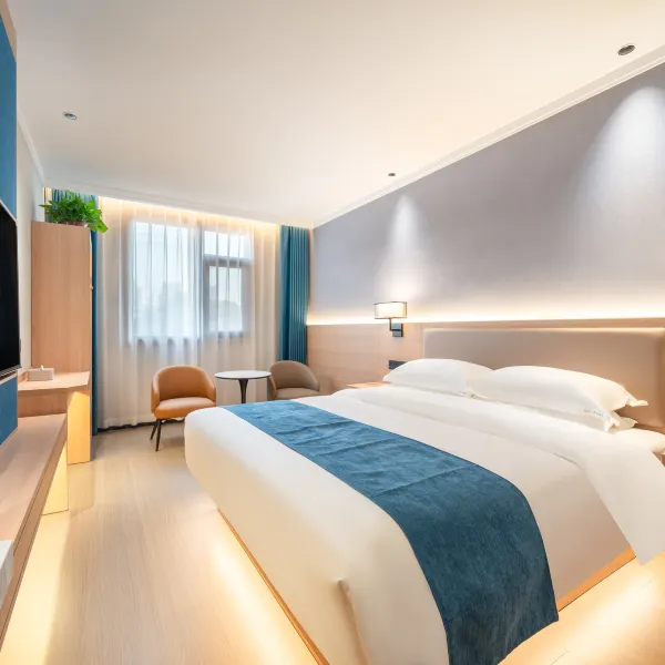 布丁严选酒店(西安新北城批发市场汉城湖景区店)基本介绍-西安酒店预定一律低至6折