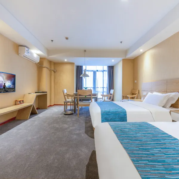 轻住·新艾轩商务主题酒店(西安南门明城墙永宁门地铁站店)基本介绍-西安酒店预定一律低至6折